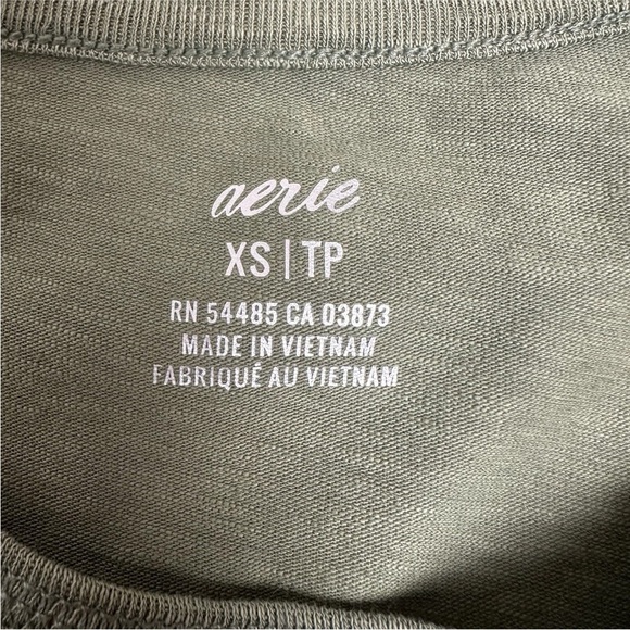 Aerie Tank Asymmetric Midi Dress Green Fit & Flare Cotton Blend Size XS 2024 - Picture 7 of 13